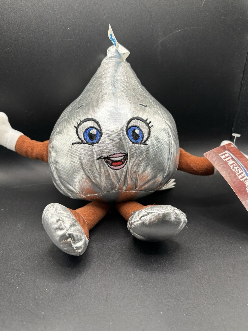 Hershey’s Kiss Girl With Pink Shoes Plush 2019 Hershey Park Prize Chocolate 8”